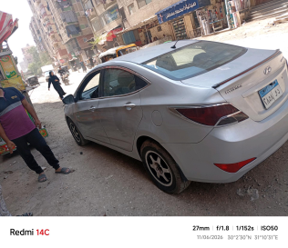 Hyundai Solaris 2017 Silver Automatic Used for Sale in Cairo