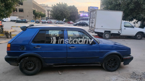 Volkswagen Golf 1987 Blue Manual Used for Sale in Giza - 2