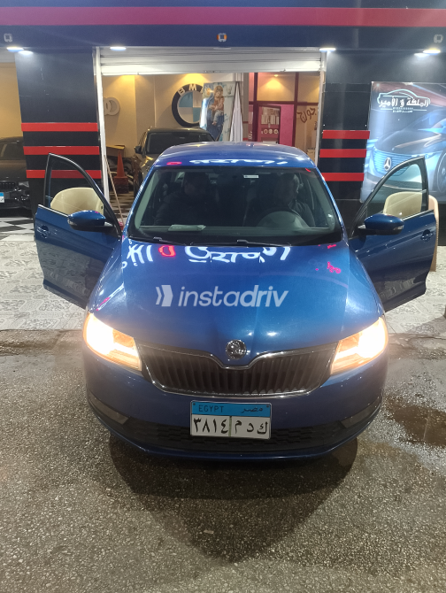 Skoda Rapid 2019 Blue Automatic Used for Sale in Luxor - 1