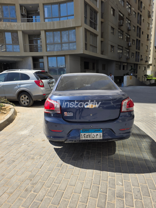 Chevrolet Optra 2022 Blue Automatic Used for Sale in Maadi - 5
