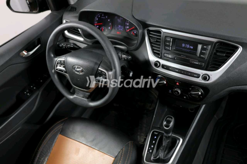 Hyundai Accent 2021 Gray Automatic Used for Sale in Alexandria - 2