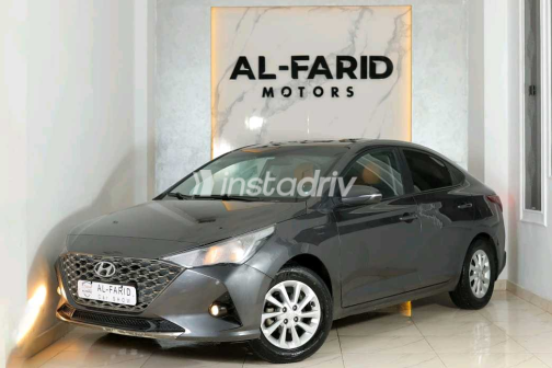 Hyundai Accent 2021 Gray Automatic Used for Sale in Alexandria - 5
