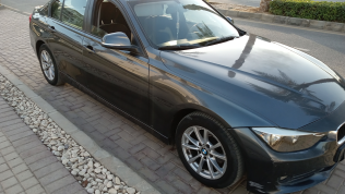 BMW 316 2014 Dark Gray Automatic Used for Sale in Cairo