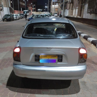 دايو لانوس 2 2002 فضي أوتوماتيك مستعملة للبيع في بورسعيد