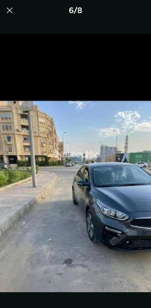 كيا جراند سيراتو 2019 رمادي أوتوماتيك مستعملة للبيع في القاهرة - 2