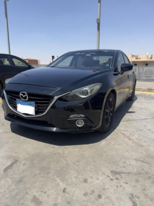 Mazda 3 2015 Black Automatic Used for Sale in Cairo