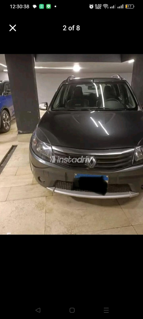 Renault Sandero Step Way 2013 Gray Manual Used for Sale in Helwan - 4