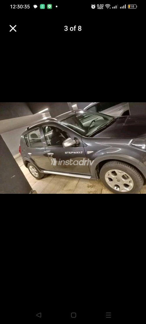 Renault Sandero Step Way 2013 Gray Manual Used for Sale in Helwan - 5
