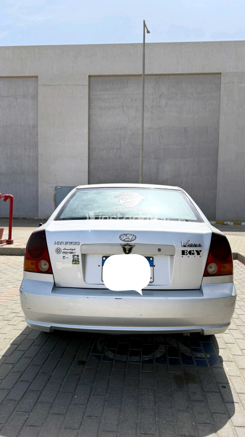 هيونداي فيرنا 2006 فضي يدوي مستعملة للبيع في طنطا - 2
