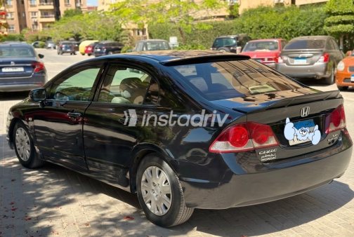 Honda Civic 2007 Black Automatic Used for Sale in Giza - 5