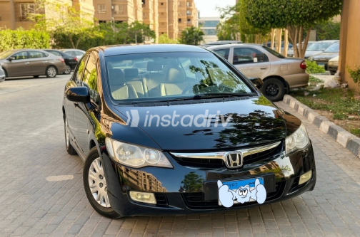 Honda Civic 2007 Black Automatic Used for Sale in Giza - 10