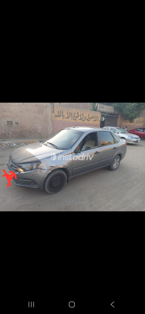 Lada Granta 2022 Gray Automatic Used for Sale in Imbaba - 1