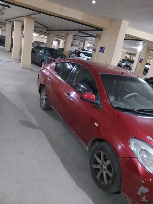 Nissan Sunny 2014 Red Automatic Used for Sale in Maadi