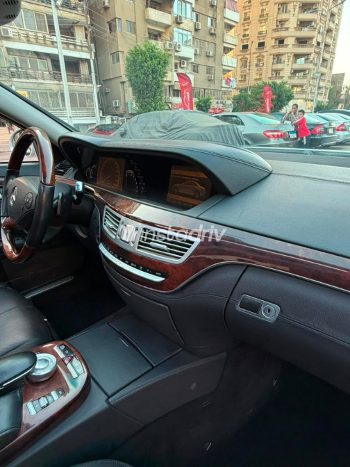 مرسيدس S 500 2006 فضي أوتوماتيك مستعملة للبيع في مصر الجديدة - 7