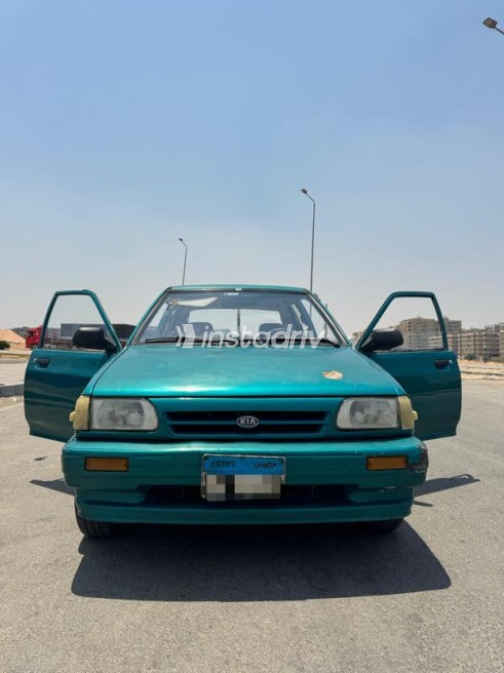 Kia Pride 1997 Olive Green Manual Used for Sale in Nasr city - 2