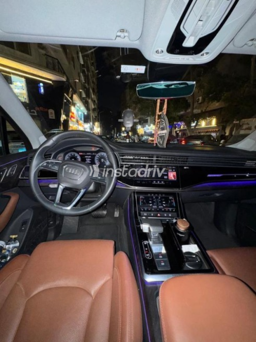 اودي Q7 2022 أبيض أوتوماتيك مستعملة للبيع في شبرا - 6