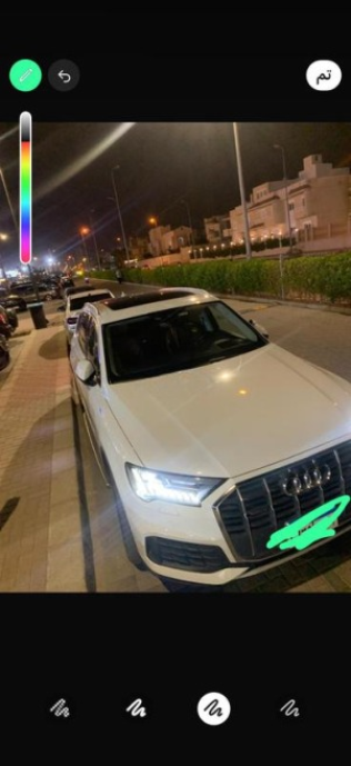 اودي Q7 2022 أبيض أوتوماتيك مستعملة للبيع في شبرا