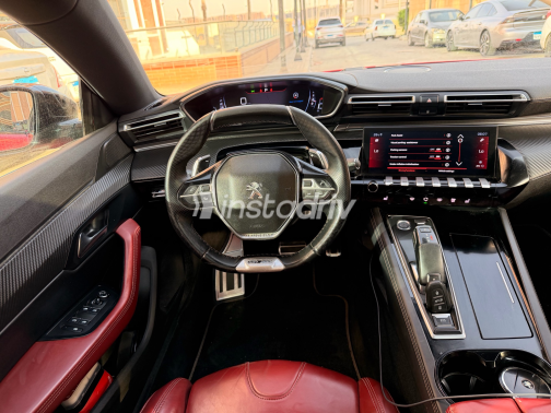 Peugeot 508 2019 Red Automatic Used for Sale in Nasr city - 2