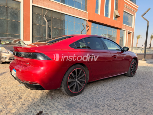 Peugeot 508 2019 Red Automatic Used for Sale in Nasr city - 5