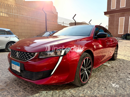 Peugeot 508 2019 Red Automatic Used for Sale in Nasr city - 8