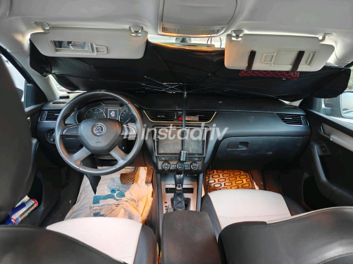Skoda Octavia 2014 Black Automatic Used for Sale in Maadi - 3
