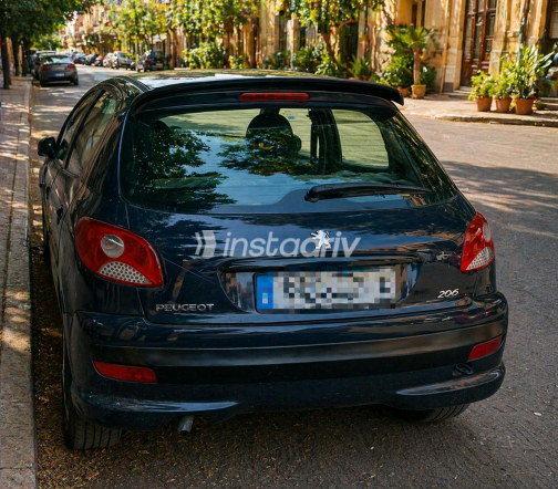 Peugeot 206 2011 Gray Manual Used for Sale in Heliopolis - 3