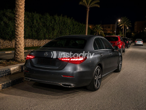 Mercedes C 180 2023 Dark Gray Automatic Used for Sale in Cairo - 2