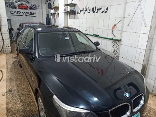 BMW 525 2008 Black Automatic Used for Sale in Cairo - 5