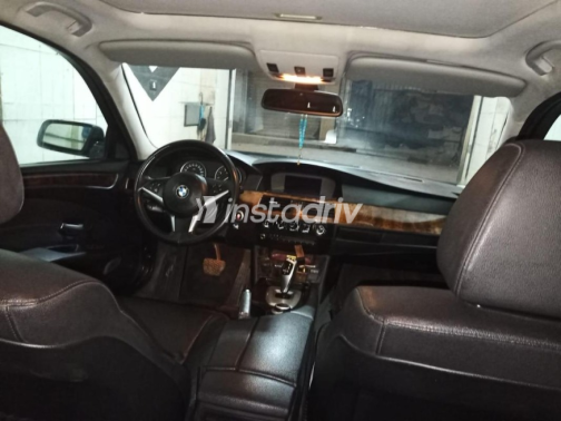 BMW 525 2008 Black Automatic Used for Sale in Cairo - 7