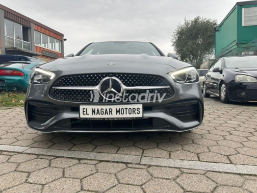 Mercedes C 200 AMG 2022 Gray Automatic Used for Sale in 6 October - 9