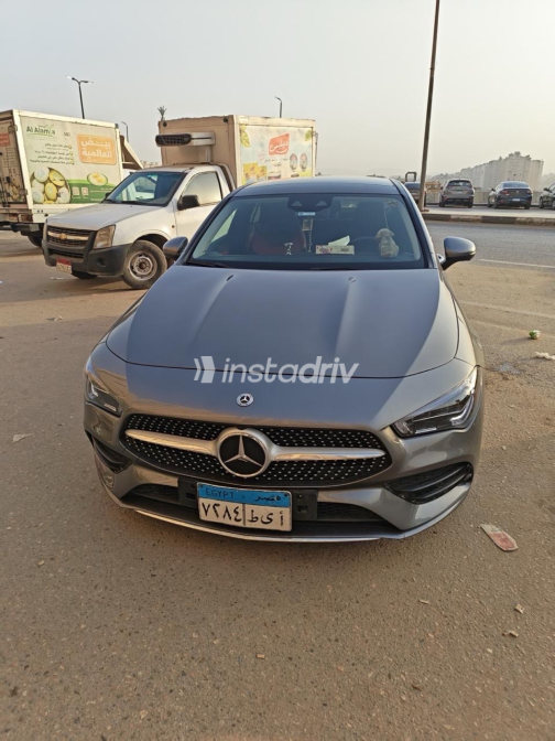 Mercedes CLA 200 2021 Gray Automatic Used for Sale in Maadi - 4