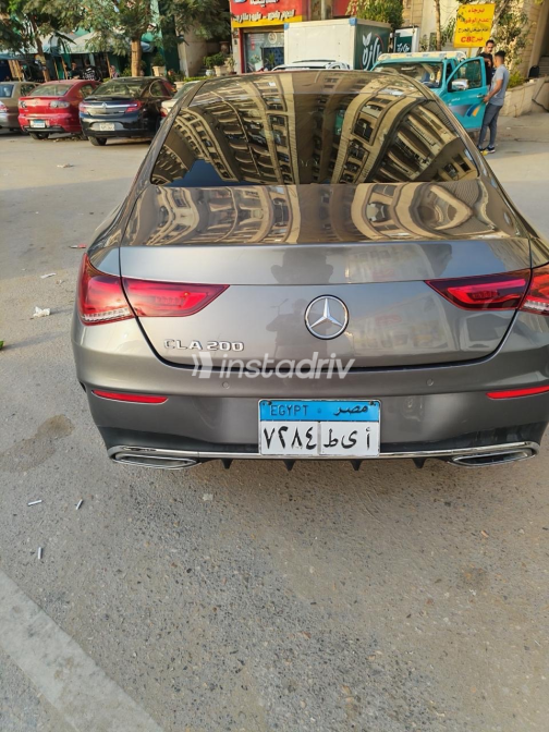 Mercedes CLA 200 2021 Gray Automatic Used for Sale in Maadi - 7