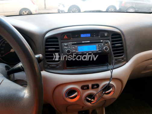 Hyundai Accent 2011 White Manual Used for Sale in Nasr city - 1