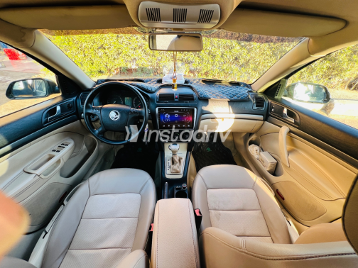 Skoda Octavia A5 2027 Black Automatic Used for Sale in Sadat City - 6