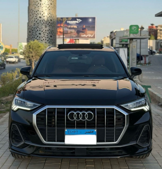 اودي Q3 2021 أسود أوتوماتيك مستعملة للبيع في الجيزة