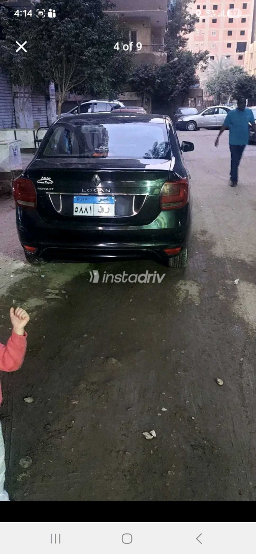 رينو لوجان 2019 أسود أوتوماتيك مستعملة للبيع في الهرم - 5