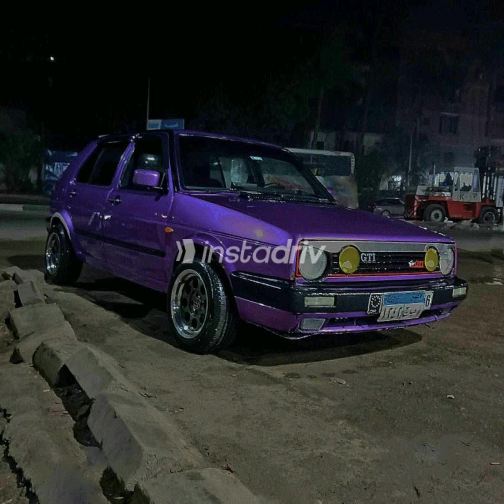 Volkswagen Golf 1989 Purple Manual Used for Sale in El Salam City - 7