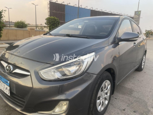 Hyundai Accent RB 2017 Gray Automatic Used for Sale in Nasr city - 1