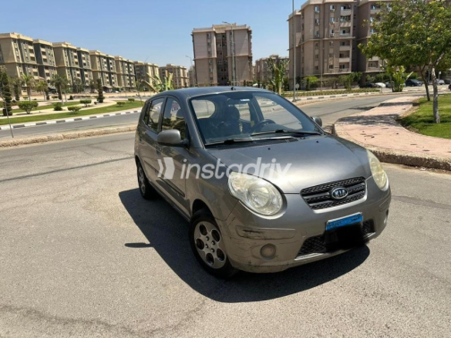 Kia Picanto 2010 Dark Gray Automatic Used for Sale in Cairo - 3