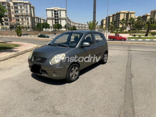 Kia Picanto 2010 Dark Gray Automatic Used for Sale in Cairo - 5