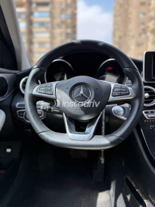 Mercedes C 180 2015 Gray Automatic Used for Sale in Nasr city - 5