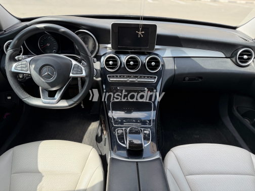 Mercedes C 180 2015 Gray Automatic Used for Sale in Nasr city - 9