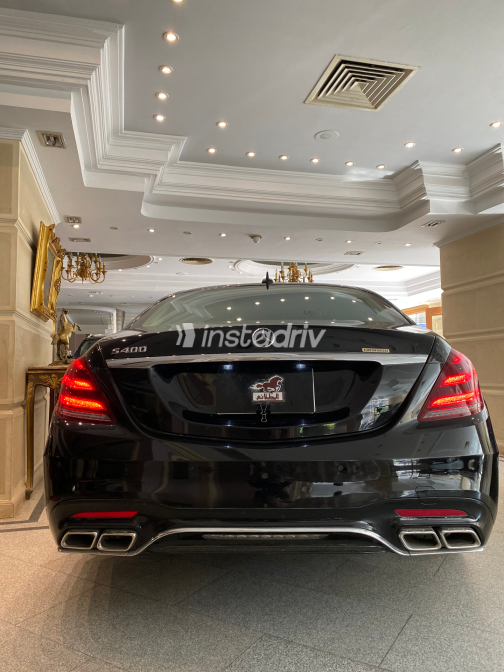 Mercedes S 400 2015 Black Automatic Used for Sale in Heliopolis - 1