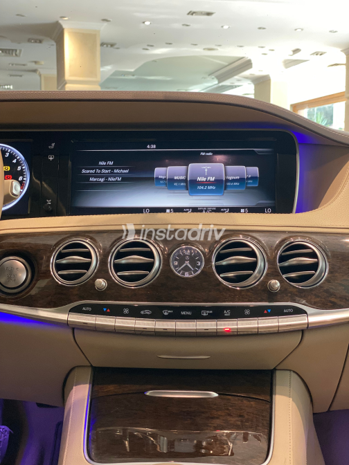 Mercedes S 400 2015 Black Automatic Used for Sale in Heliopolis - 2