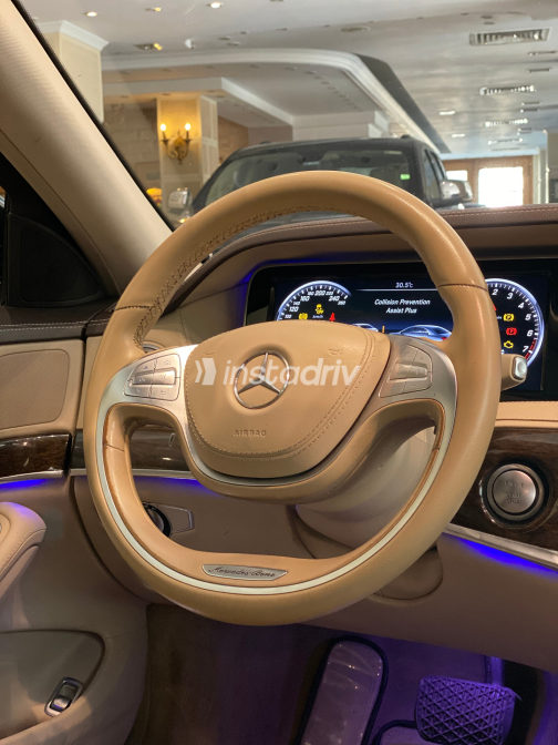 Mercedes S 400 2015 Black Automatic Used for Sale in Heliopolis - 7
