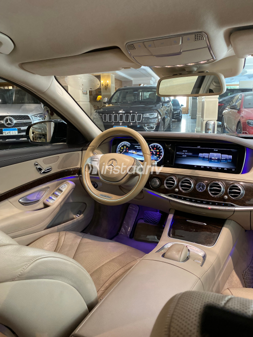Mercedes S 400 2015 Black Automatic Used for Sale in Heliopolis - 10
