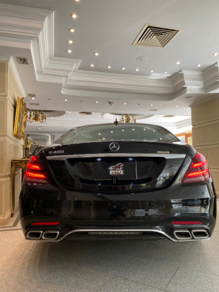 مرسيدس S 400 2015 أسود أوتوماتيك مستعملة للبيع في مصر الجديدة