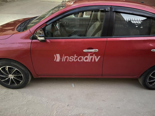 Nissan Sunny 2019 Red Automatic Used for Sale in Mansoura - 1