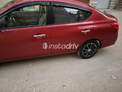 Nissan Sunny 2019 Red Automatic Used for Sale in Mansoura - 4