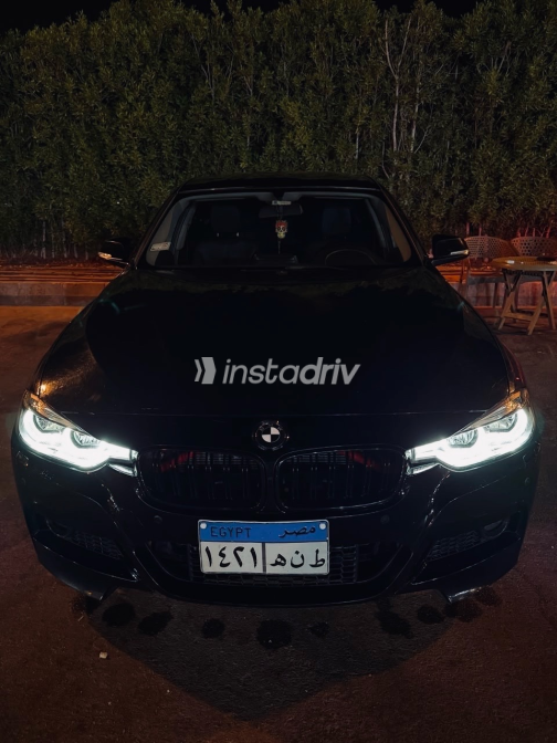 بي ام دبليو 316 2014 أسود أوتوماتيك مستعملة للبيع في مدينتى - 1